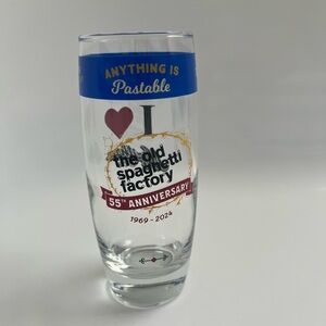 The Old Spaghetti Factory - 55th Anniversary Glass 1969 - 2024 new